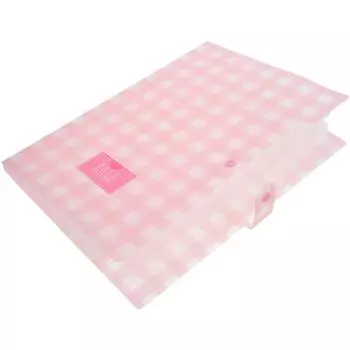 Расширяемая папка для файлов, большая емкость, хранитель банкнот, сумка-аккордеон, портативная квитанция, розовый студенческий документ