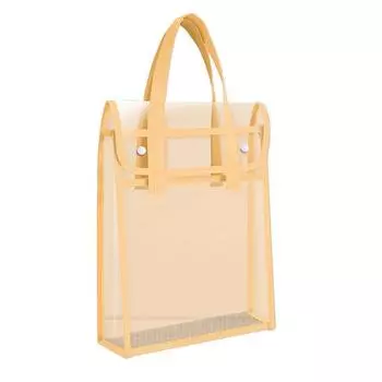 Расширяемая прозрачная пластиковая папка для файлов с застежкой-кнопкой, водонепроницаемый конверт для файлов формата А4/Letter, портативная сумка-тоут для документов для офиса, школы