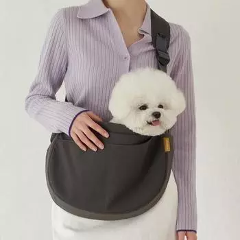 Расширяемая сумка-переноска для собак Rikarika, прочная, полукруглая, с ремешком на пятке, корейский шампунь для домашних животных