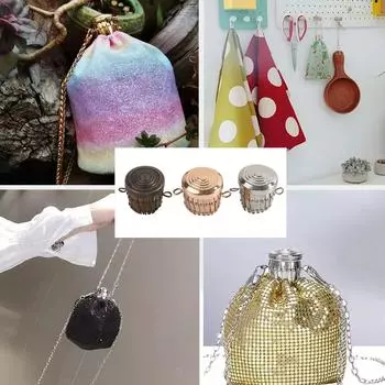 Расширяемая застежка для сумки Gate Purse, аксессуары для усаживающейся сумки Gate Purse, кошелек для монет, фурнитура для ручек, сумка с петлей 3