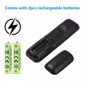 Расширяемый беспроводной телефон Bisofice с ЖК-дисплеем, идентификатор вызывающего абонента 50, память телефонной книги EU Plug