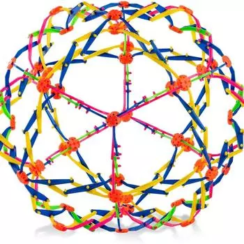 Расширяемый магический шар, расширяемый дыхательный шар, сфера, радужный уменьшающийся шар, разнообразные магические игрушки для снятия стресса 2 Pcs