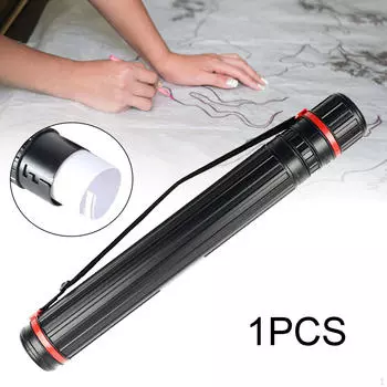 Расширяемый тубус для хранения документов, с плечевым ремнем и держателем для свитков, для Extra Small