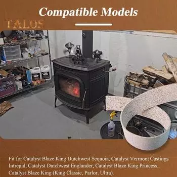 Расширяющаяся прокладка Универсальная Простая Установка Идеально Подходит Дровяная Печь Каталитические Камеры Сжигания Расширяющаяся Прокладка S