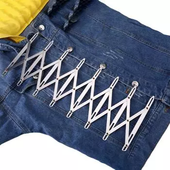 Расширяющийся швейный калибр Швейные аксессуары Линейка иквидистанты Линейка иквидистантности Кнопка позиционирования Линейка Выдвижная эквидистантная линейка серебряный