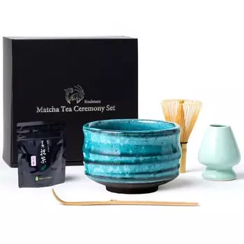 Расслабьтесь дома с этим набором для чайной церемонии Hokoen Matcha чай матча чайный венчик чай и Чай 6 предметов (включая матча, чаша, венчик, выпрямитель,
