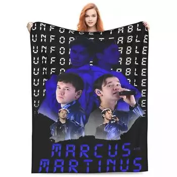 Расслабьтесь, Маркус и Мартинус, незабываемое Евровидение 2024, Швеция, одеяло, декоративная кровать, пледы, теплый бархат для офиса 75x100CM 30x40nch