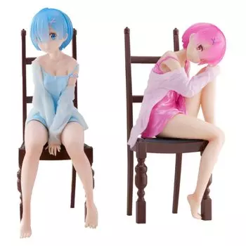 Расслабьтесь время Рем Рам Другой цвет Фигурка Жизнь в Другом Мире 20 см Набор из 2 видов и вер.. ReZero Starting Прибл.