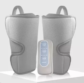 Расслабление икр Уход за ногами Стопы Множество применений для ног и рук Ощущение тепла Воздушное давление Дистанционное управление 3 уровня интенсивности 15 минут серый