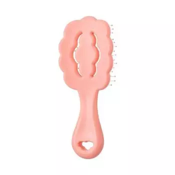 Расслабляющая эластичная массажная расческа, портативные полые расчески для волос, массажная щетка для кожи головы, твердые инструменты для укладки волос в форме облака синий