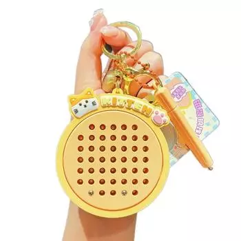 Расслабляющая игрушка Магнитная доска для рисования Брелок Котенок Креативный кулон в виде кошки Развивающие игрушки фиолетовый