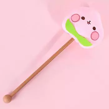 Расслабляющий массажер для тела, ручной молоток для спины, мультяшный милый плюшевый маленький массажный молоток для плеч, ног, ударов, палка