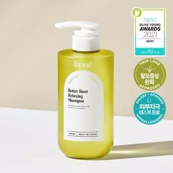Расслабляющий шампунь Dalif 500 мл (облегчение симптомов выпадения волос/укрепление кожи головы/слабокислотный шампунь) 500ml single item