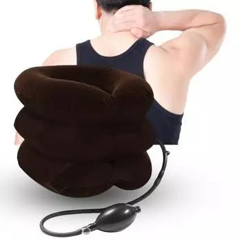 Расслабляющий шейный и плечевой массажер, не раздражающий, здоровый, неедкий, практичный, снимает болезненность, вытягивает шейный отдел позвоночника для дома серый