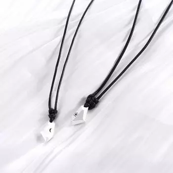 Расстояние Привлечение Любовников Подарок Дружба Цинк Цинковый Сплав Парное Ожерелье Магнитное Ожерелье Модные Украшения Women