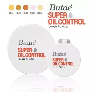 Рассыпчатая пудра Butae 20 г № 01 - 05 - Тайская косметика для макияжа 01 Pale Natural