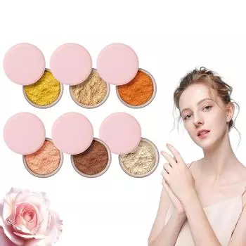 Рассыпчатая пудра для макияжа Контроль жирности Рассыпчатая пудра Медовая пудра Пудра для фиксации макияжа One Size