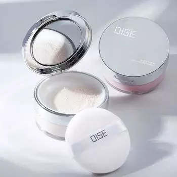 Рассыпчатая пудра для закрепления макияжа. Воздушная пудра для длительного контроля жирности. Водостойкая и устойчивая к поту пудра, не удаляющая макияж, для жирной и сухой кожи. 10g