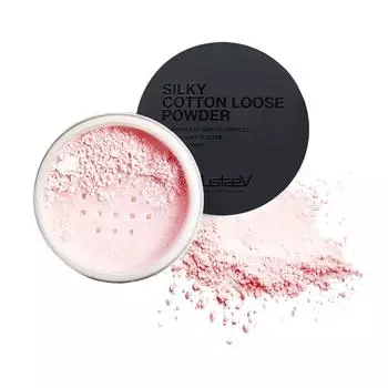 Рассыпчатая пудра Mustaev Silky Cotton 15 г, оттенок 02 Baby Pink, 1 шт.