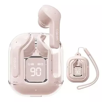 Rasta Banana Smartphone iPhone Bluetooth Completely Wireless Stereo Earphones Calon Smoky Pink RTWS06SPK 5.3