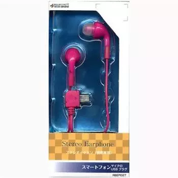 Rasta Banana Stereo Earphones Viewing Only Micro USB MA RBEP027 розовый
