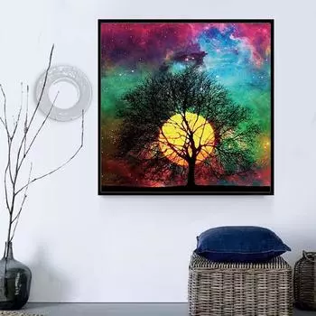 Растение 5D алмазная живопись полный алмаз роза розовое дерево круглый алмаз мозаика узор украшение дома Diy ручная работа Алмазная вышивка 30X40cm