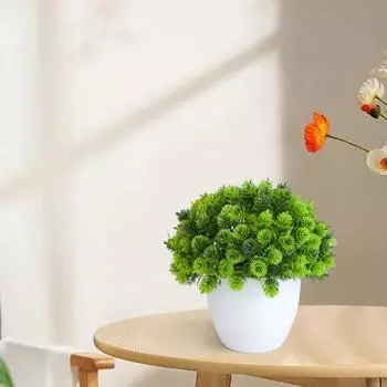 Растение бонсай, легкий уход, яркие, устойчивые к ультрафиолетовому излучению, довольно маленькие травяные растения, горшок, украшение для свадьбы A