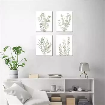 Растение Холст Настенное Искусство Богемное Растение Украшение Плакат Спальня Минимализм Гостиная 21cm30cm NoFrame