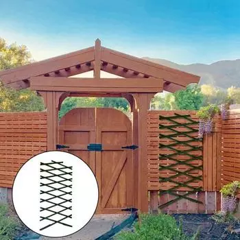 Растение Восхождение Восхождение Высокая прочность Растягивающаяся пластиковая расширяемая решетчатая настенная подвесная рама