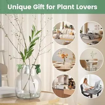 Растениеводство Buddy Elephant Поддержка растений Гидропонные растения Стебель держатель Уход за растениями белый