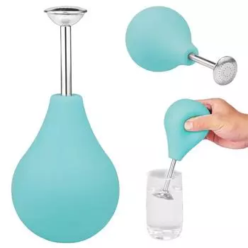 Растения Цветы Распылитель Большой Атомайзер Шариковый Водный Спринклер Шариковый Длинный Носик Распылитель Головка ДиаметрИнструмент Для Полива Цветов чёрный