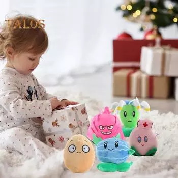 Растения Плюшевые куклы Мягкие игрушки Фигурки для детей Самонаводящиеся чертополох Кукуруза Арбуз Питайя Плюшевые игрушки для семьи и любителей игр E