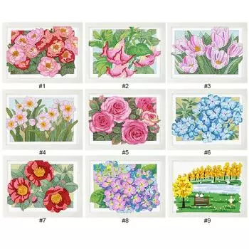 Растения Полная Алмазная Мозаика Вышивка Картина Полная Алмазная Картина Сделай Сам Полная Алмазная Картина Точки Живопись Искусство для Взрослых 3132