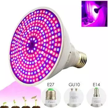 Растения растут светодиодные лампы освещение для семян гидро цветок теплица овощи крытый сад E27 60Leds
