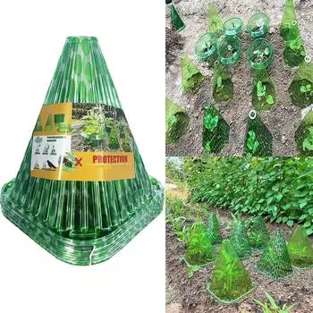 Растительная шляпа 19,5x19,5x22 см от непогоды проста в использовании 10pcs