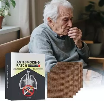 Растительные пластыри для отказа от курения и пластыри для ухода за телом могут подавлять зависимость и улучшать дыхание One Size белый