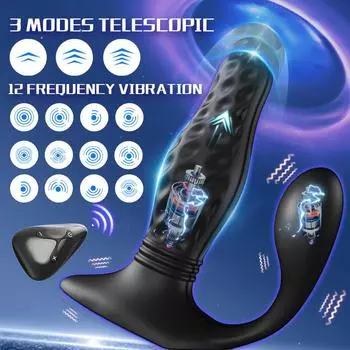 Растягивающая анальная пробка - массажер простаты для мужчин, секс-игрушки для взрослых, усилитель задней чувствительности, анальный тренажер S