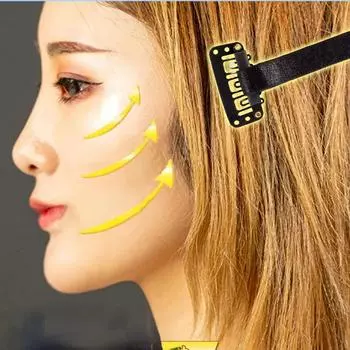 Растягивающиеся ремни для подтяжки глаз и бровей, эластичная лента с зажимом Bb, регулируемая резинка для волос, ленты для лица против морщин
