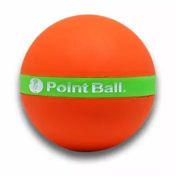 Растягивающий мяч для точечного массажа миофасциальный релиз триггерные точки упрямая скованность пенный ролик оранжевый [инструмент Iname] [оригинальный продукт]