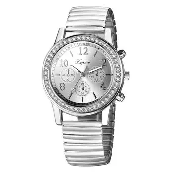 Растягивающийся модный аксессуар Подарок Женские наручные часы, блестящие, симпатичные, аналоговые: ремень, водонепроницаемый, повседневный, деловой, часы, женский - День рождения,