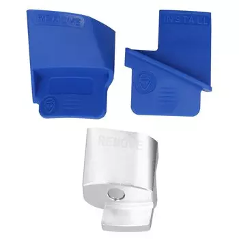 Растягивающийся ремень Вспомогательный ремень Инструмент для технического обслуживания автомобиля Съемник Установщик автомобиля 3 [NABESHI] (Комплект Серебряный)