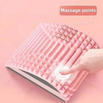 Растяжитель для облегчения боли в пояснице, хроническая поддержка поясницы, коррекция осанки при грыже межпозвоночного диска, подушка, бандаж, домашний тренажерный зал синий