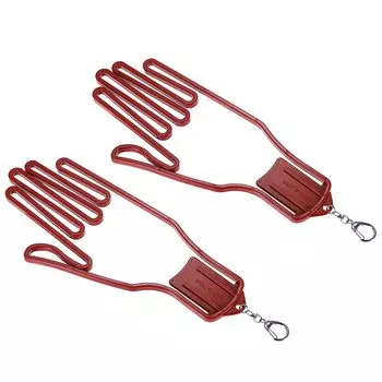 Растяжитель для перчаток для гольфа PATIKIL, 2 шт., пластиковый держатель, стойка, сушилка, вешалка, рамка с брелком для перчаток для ухода за спортивными перчатками, красный