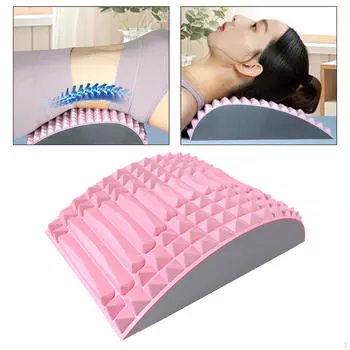 Растяжитель для спины Cracker Портативный ЭВА Массажер для расслабления мышц Нижняя часть шеи для розовый