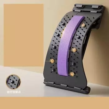 Растяжитель спины, модернизированный массажер спины 6-го поколения, растяжитель спины для облегчения боли в пояснице, поддержка поясницы, с магнитным массажем