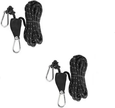 Растяжка Гибкая для выращивания растений на веревке Растяжка палатки Экономия времени Гибкая брезентовая палатка Диаметр брезента Длина Грузоподъемность Изготовлен из набора из 2 веревок,