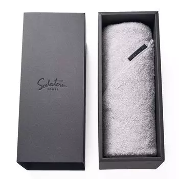 Растущее полотенце Банное полотенце МАРК (Соболь (Дымчатый серый))