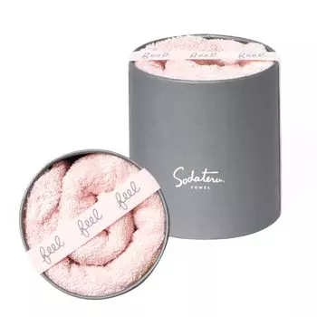 Растущее полотенце для лица Lotus Feel цвет (розовый)