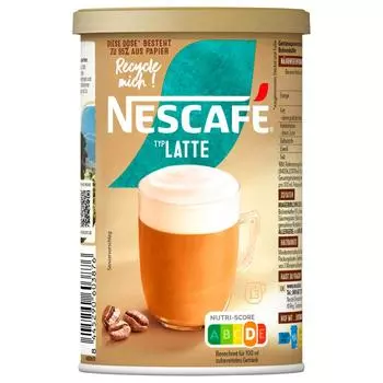 Растворимый кофе Nescafe Тип Латте 230 г