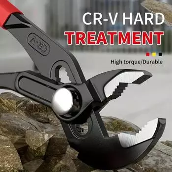 Ratchet Fast Multi-functional Water Pump Tongs Water Pump Tongs 7/10/12 In Water Pipe Tongs Home Maintenance Tool 7 Inches